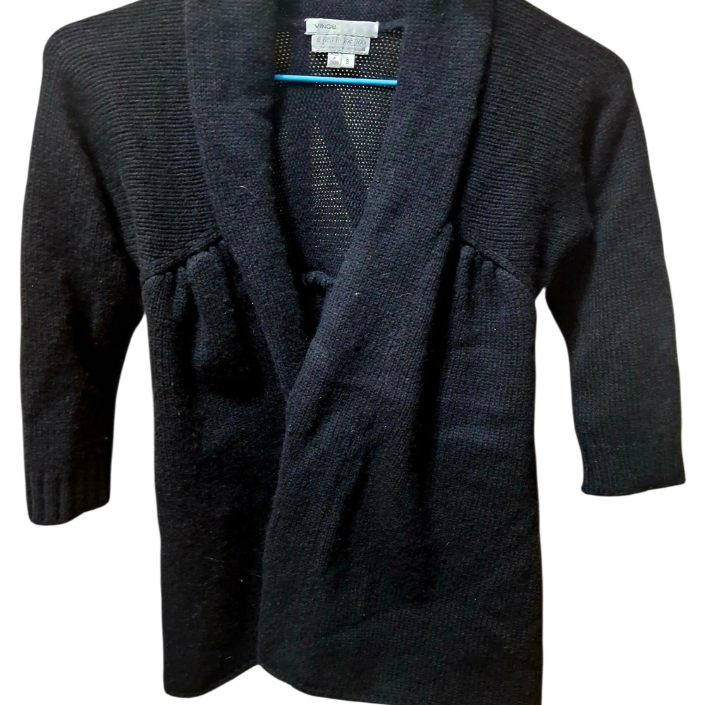 Vince Black Women's Cardigan Sweater